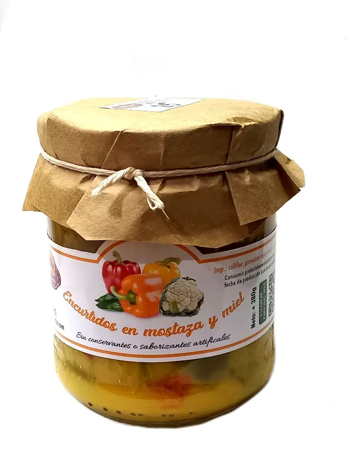 Encurtidos en salsa de mostaza y miel